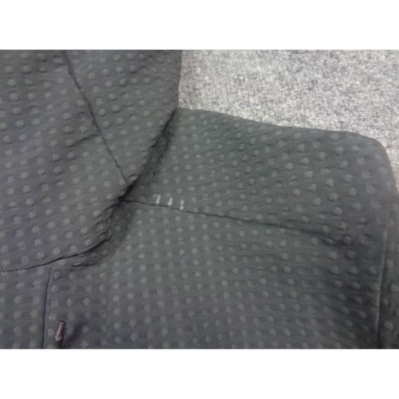 Lululemon Cold Terrain Jacket Mens Small Gray 3/4 Zip Waffle Knit Performance - Picture 4 of 10